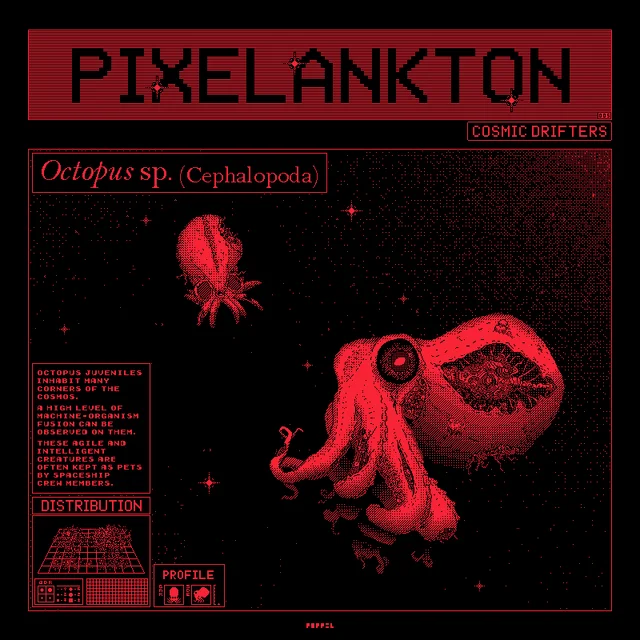 Pixelankton005 - Juvenile And Larva of Octopus