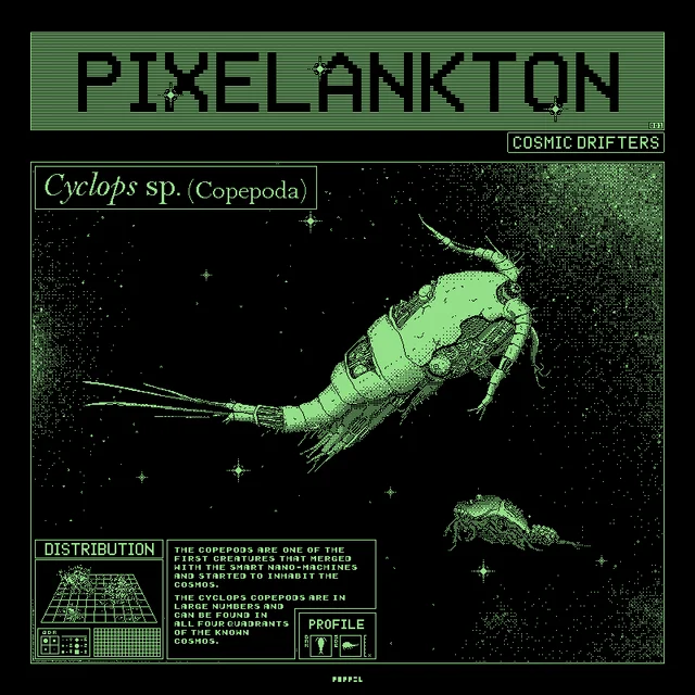 Pixelankton001 - Cyclops Copepods